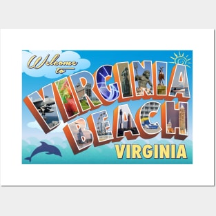 Virginia Beach Postcard Posters and Art